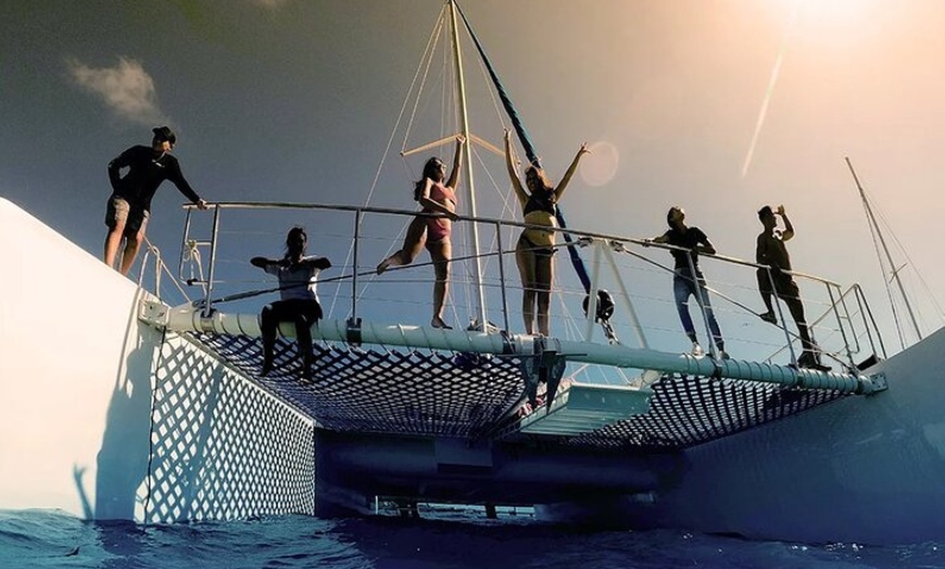 Image 7: Catamaran Adventure Isla Mujeres with Snorkeling and Beach Club
