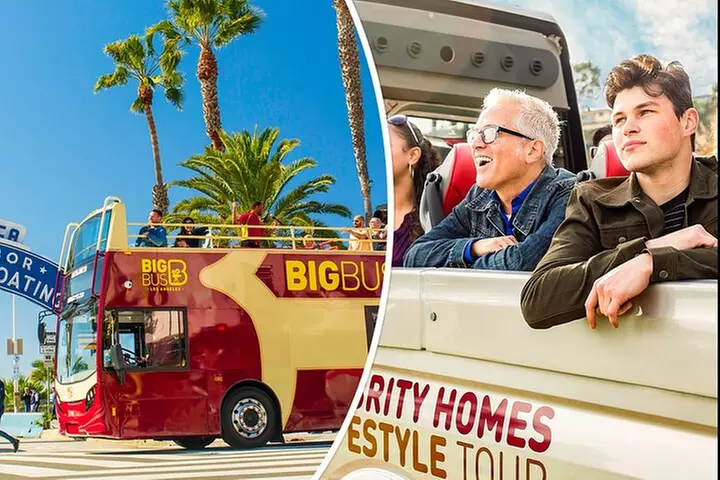 LA: Celebrity Homes and Lifestyle Tour and Hop-on Hop-off Tour - Primary Image