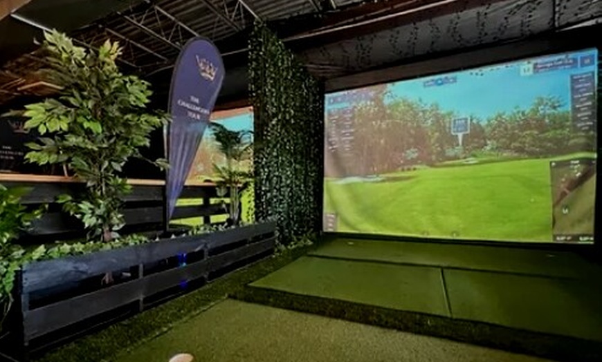 Image 2: $20 For 1-Hour Golf Simulator Session For Up To 6 People (Reg. $40)