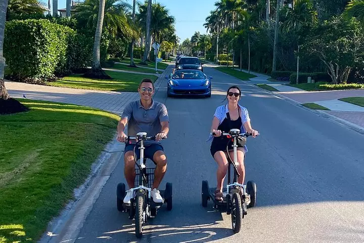 Private Trike and Moped Tour of Downtown Naples Florida