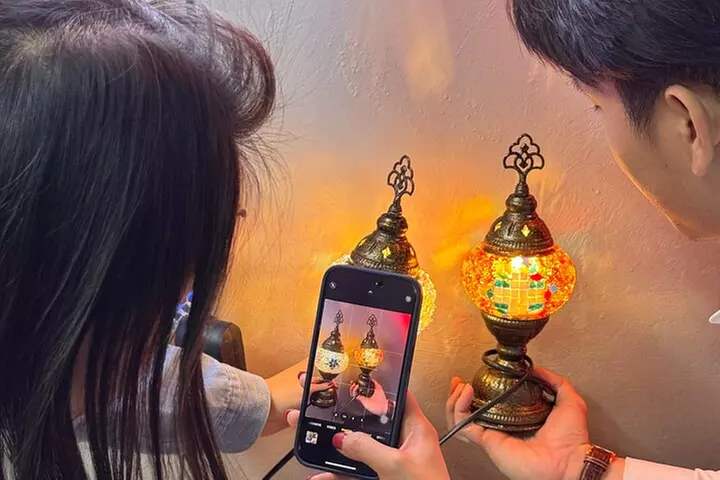 Glass Mosaic Art Workshop, Turkish Tea, Delights at Haghia Sophia