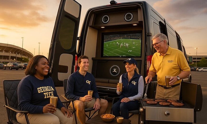 Image 4: VIP Gameday Tailgate in a Maybach Sprinter Van