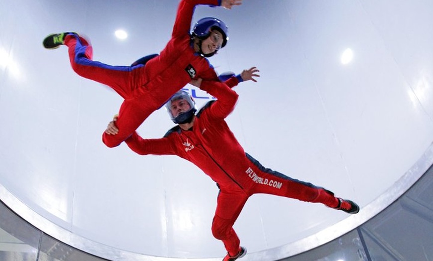 Image 13: Milton Keynes iFLY Indoor Skydiving Experience - 2 Flights & Certif...