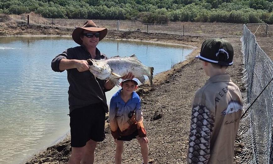 Image 3: Hooked On Barra - Land Based Barramundi Fishing Experience