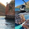 Image 1: Horizontal Falls Helicopter Adventure from Broome