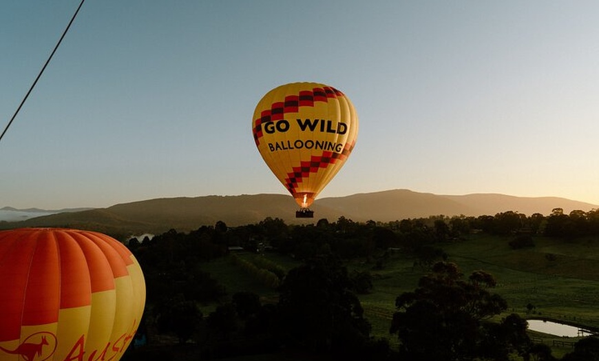 Image 7: Yarra Valley Ballooning with Vineyard and Mountain Views