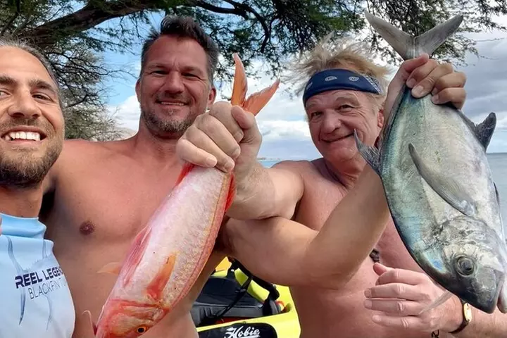 Group Bottom Kayak Fishing Charter Lahaina - Primary Image