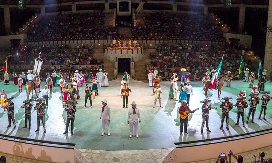 Image 3: Xcaret Park Day Tour & Night Show with Transportation