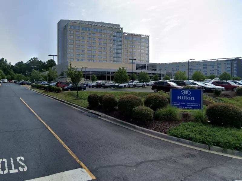 Parking at Hilton BWI Lot