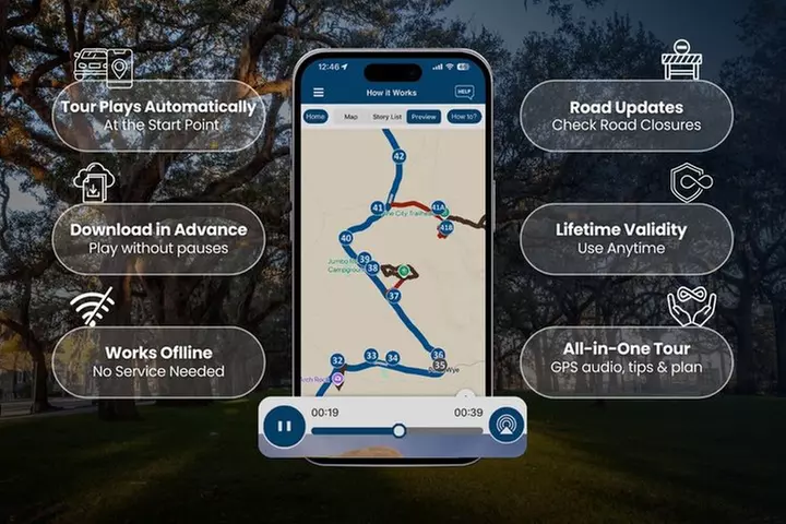 Historic Savannah Self-Guided Walking Audio Tour