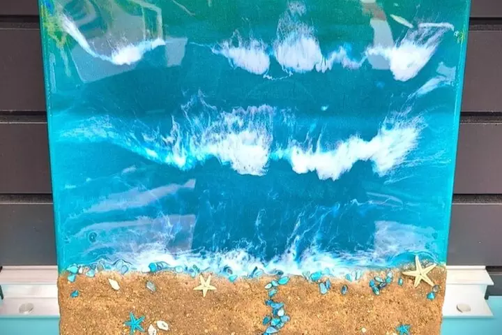 Resin Beach Scene Experience - Primary Image