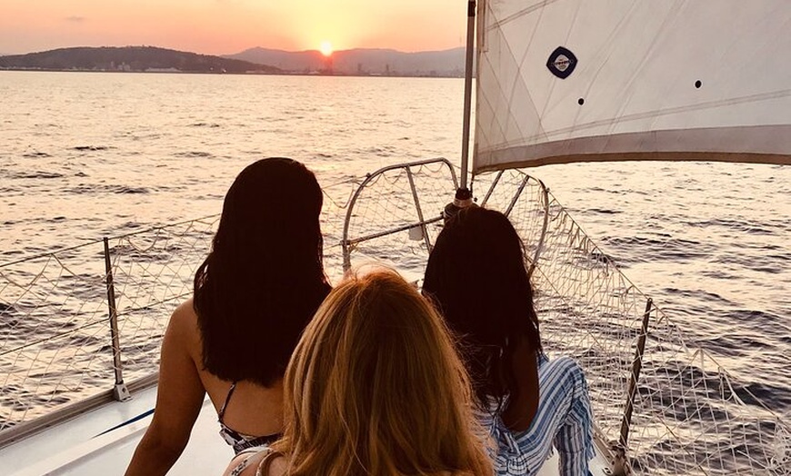 Image 11: Barcelona Sunset Private Sailing & Live Spanish Guitar & open Bar