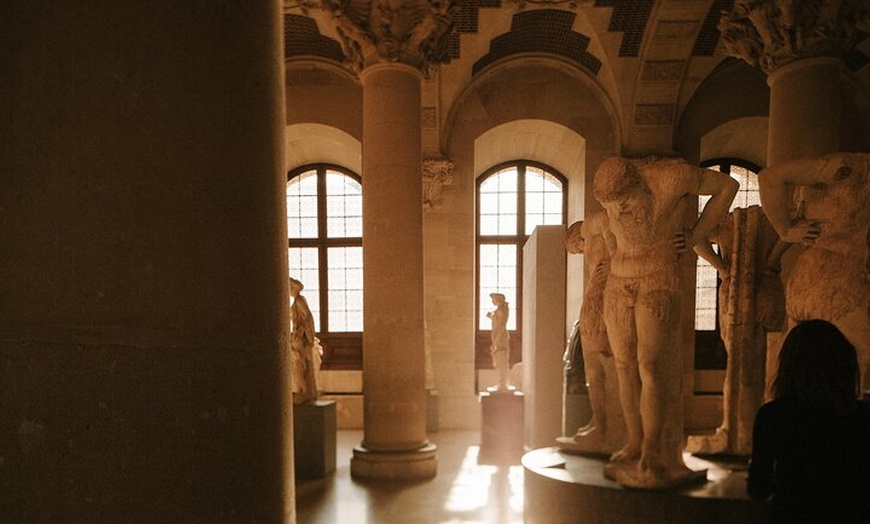Image 2: Billet d'entrée au musée du Louvre de Paris avec heure d'entrée rés...