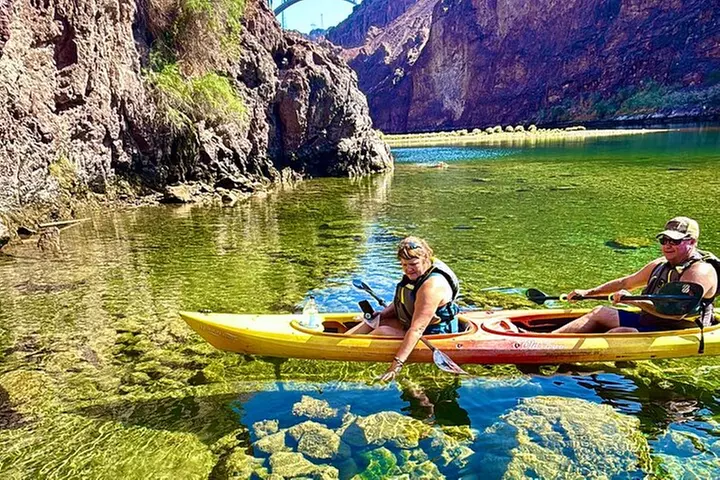 Hoover Dam Kayaking Trip, 6 Hot Springs, 6 Caves, 4 Waterfalls