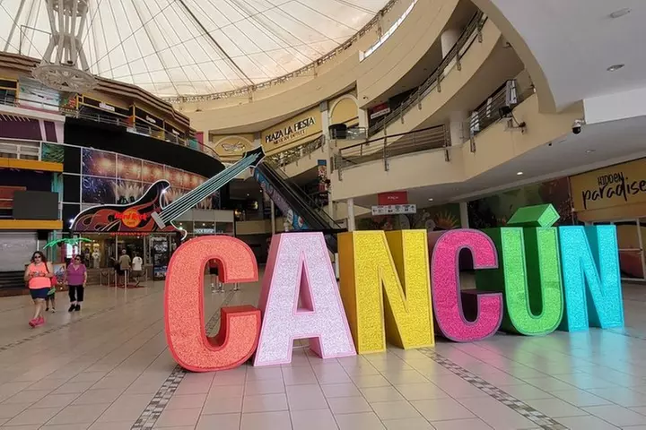 Cancun Party Bus Day Tour Shopping Tequila Tasting and Karaoke