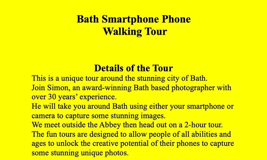 Image 8: Private Smartphone photography Walking Tour Around Bath