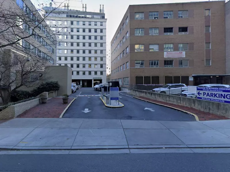 Parking at 7475 Wisconsin Ave. Lot