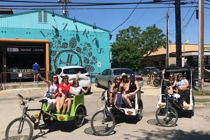 Private Austin Brewery Tour by Pedicab with All-Inclusive Beer Flig...