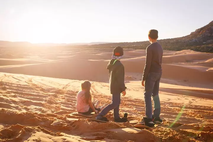 UTV Dune Cruise and Surf at Coral Pink Sand Dunes