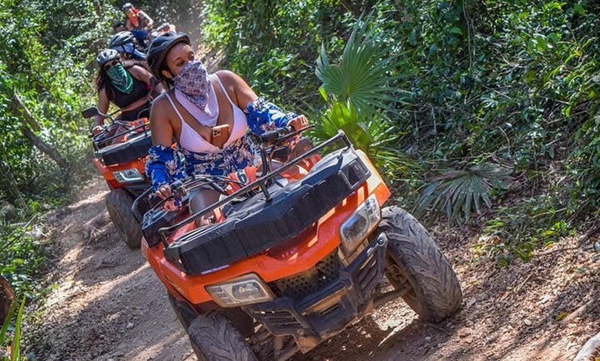 Image 4: Extreme Adventure Eco Park ATV, Zipline and Cenote Experience