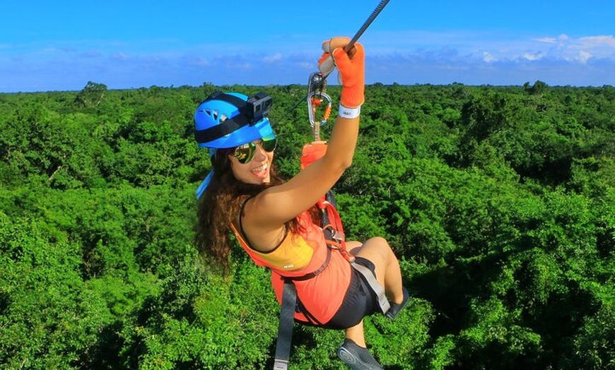 Image 13: ATV Ziplines Aquazip and Bungee Adventure at Cenote