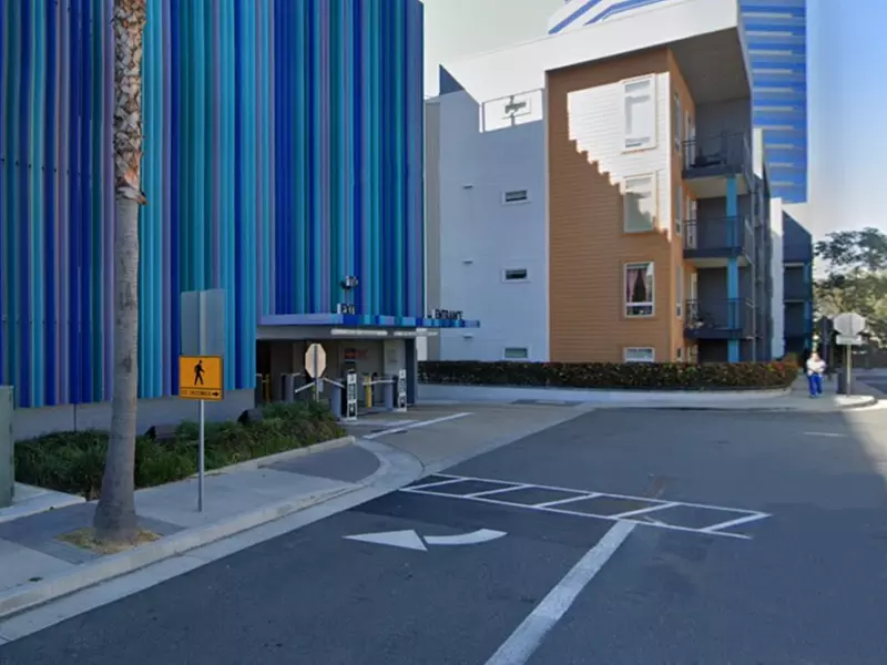 Parking at Hotel Fera Anaheim Garage