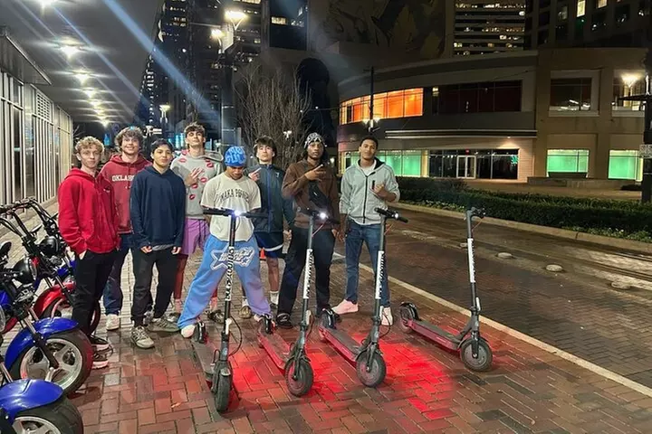 Downtown Dallas Sightseeing Self Guided Tour S2 Pro E Scooter