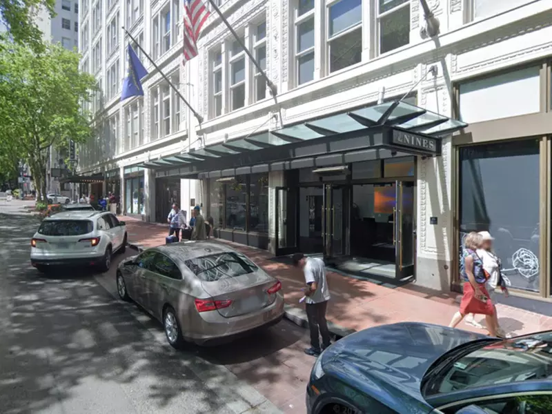 Parking at The Nines Hotel - Valet Kiosk