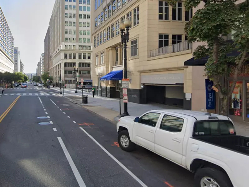 Parking at 600 13th St. NW. Garage