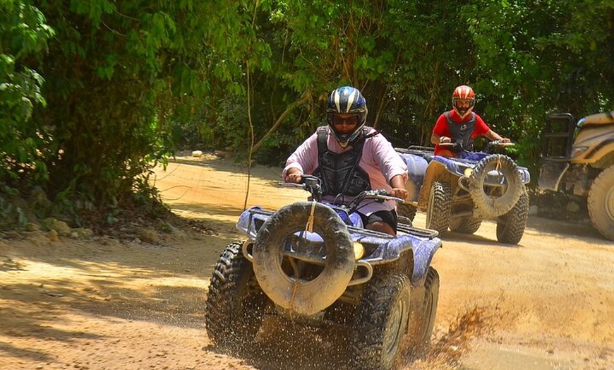 Image 23: ATV Ziplines Aquazip and Bungee Adventure at Cenote