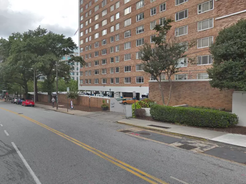 Parking at 710 Peachtree St. Lot