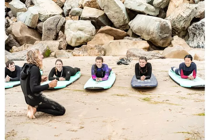 Surf Lessons in Santa Barbara with the Dude