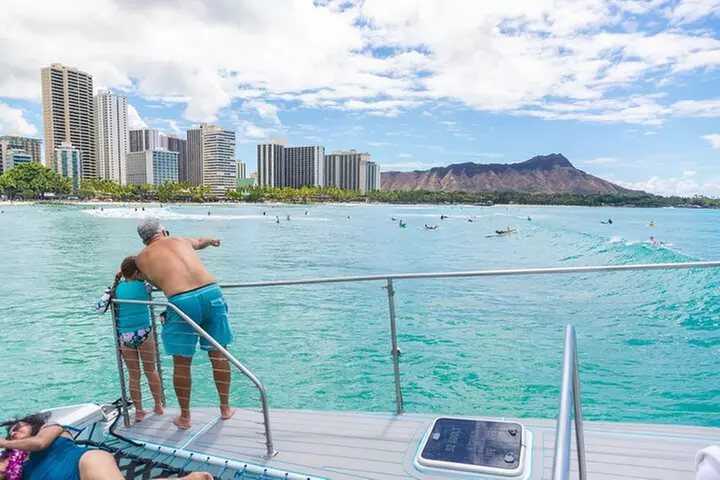 Waikiki Turtle Snorkel and Sail on Hawea Catamaran