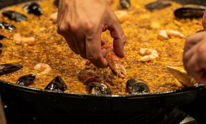 Image 35: Barcelona Paella Cooking Class &amp; Boqueria &amp; Hofmann-Trained Chefs