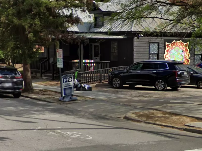 Parking at Moore Square Lot