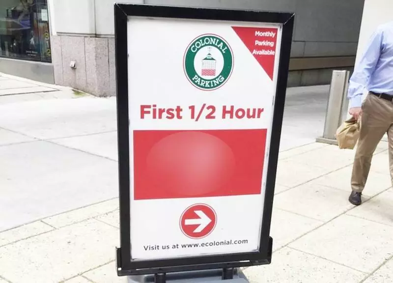 Parking at 1129 20th St. NW.