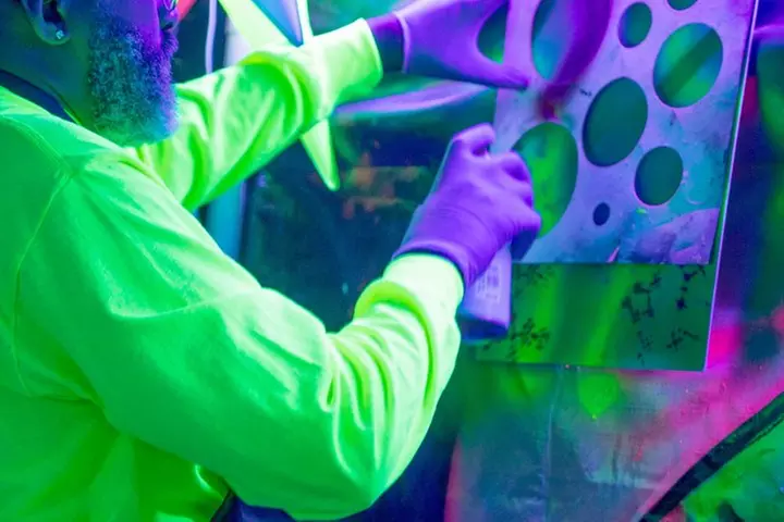 Glow Workshop Neon Art Experience at Studio WIP