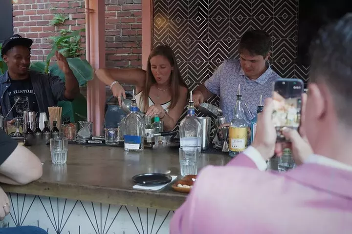 Sip History in The Sun Cabana Covered Cocktail Class