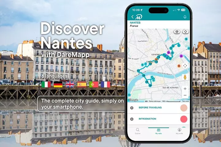 Visitez Nantes à votre rythme, sans groupes ni horaires fixes, grâce à votre téléphone portable. - Primary Image