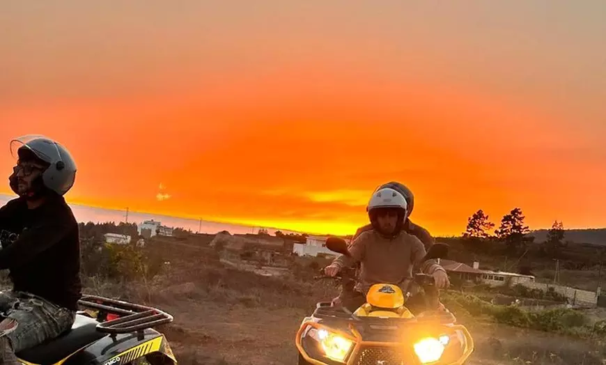 Image 11: Atardecer en quad en el volcán de Tenerife o durante el día