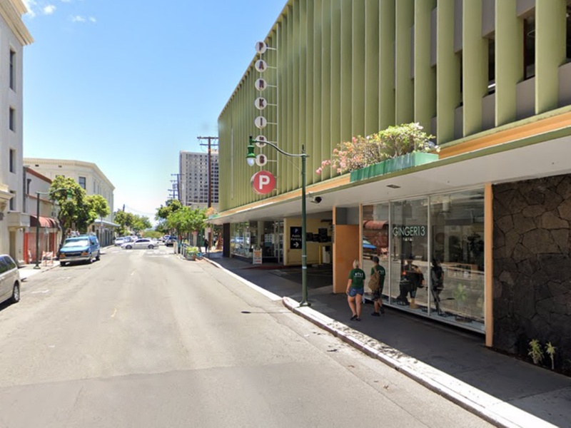 Parking at Mark's Garage