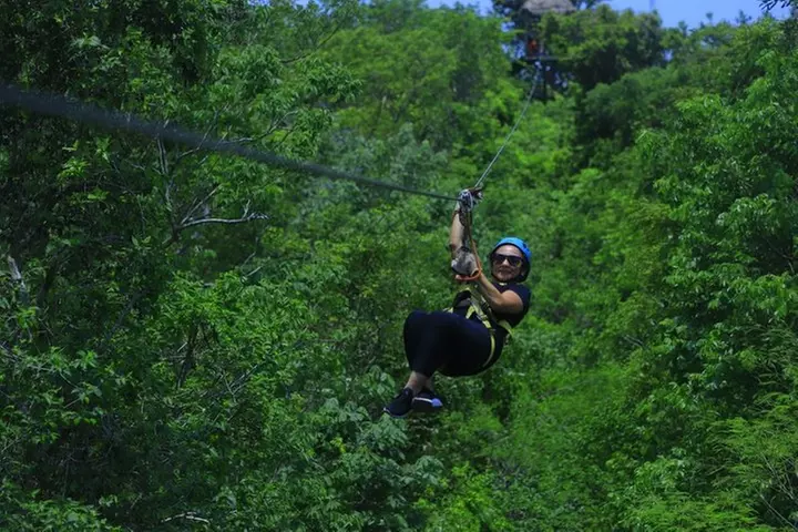 Ultimate extreme experience: ziplines, bungee, cenote and more!