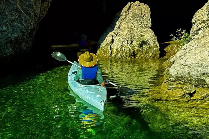 Hoover Dam Kayaking Trip, 6 Hot Springs, 6 Caves, 4 Waterfalls