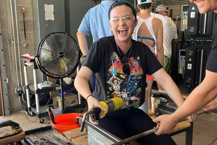 Private Three Piece Glassblowing Lesson for up to 6 people