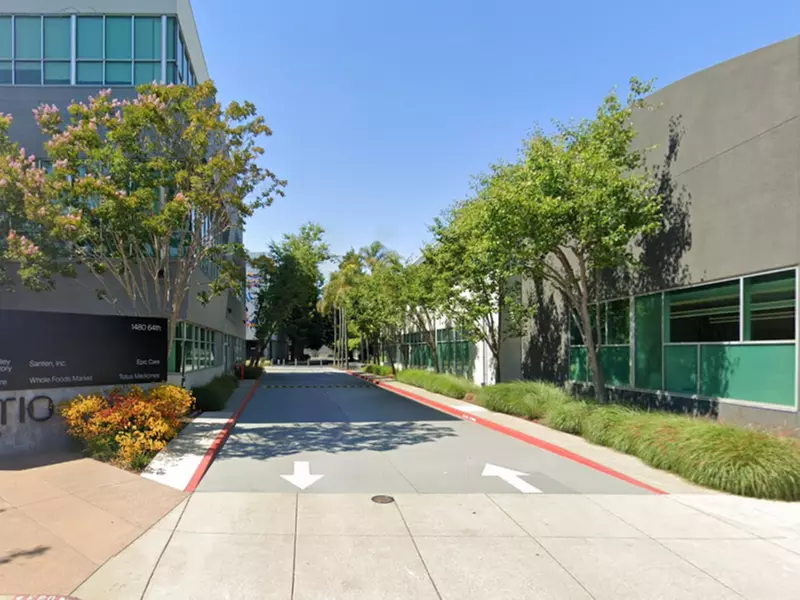 Parking at Alley Entrance - Hollis Business Center Garage