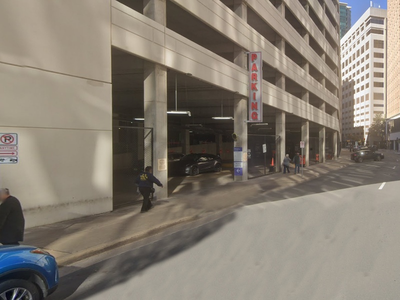 Parking at 811 Lamar St. Lot
