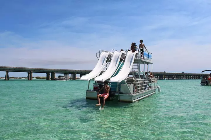 Okaloosa Island Full Day Triple Slide Pontoon Adventure