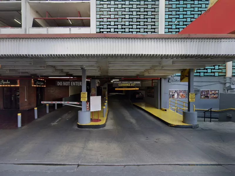 Parking at Binion's Hotel Garage