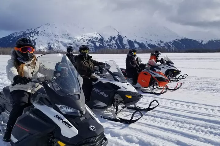 Alaska's Spencer Glacier Snowmobile Private Tour