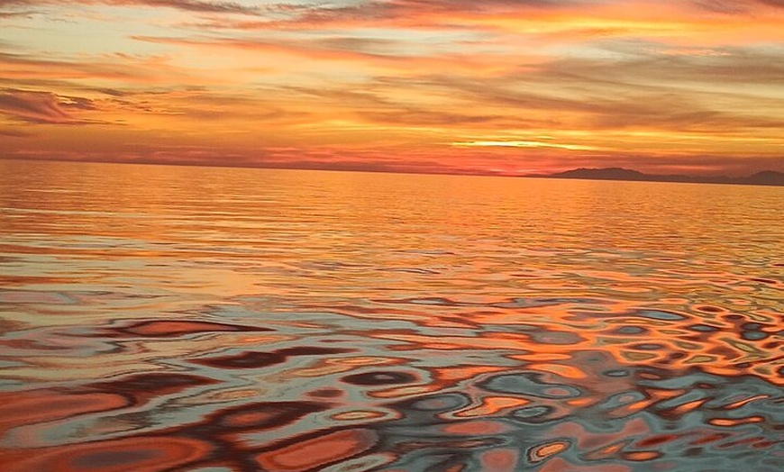 Image 6: Navegación al atardecer por los acantilados de Maro- Privada